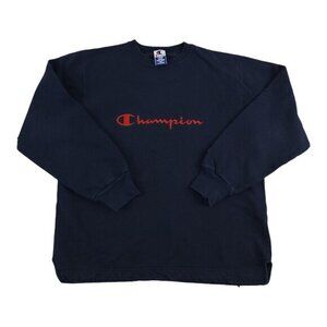 Vintage 80s Champion Sweatshirt Script Mens Large‎ Spellout